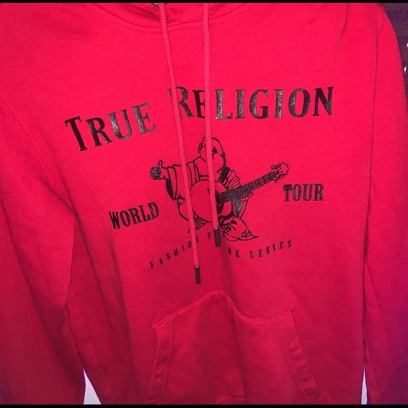 True Religion Red Hoddie